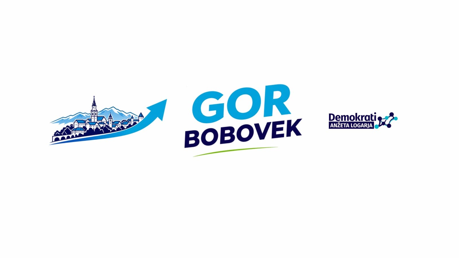 GOR Bobovek – Demokrati Anžeta Logarja (vodoravni logotip)