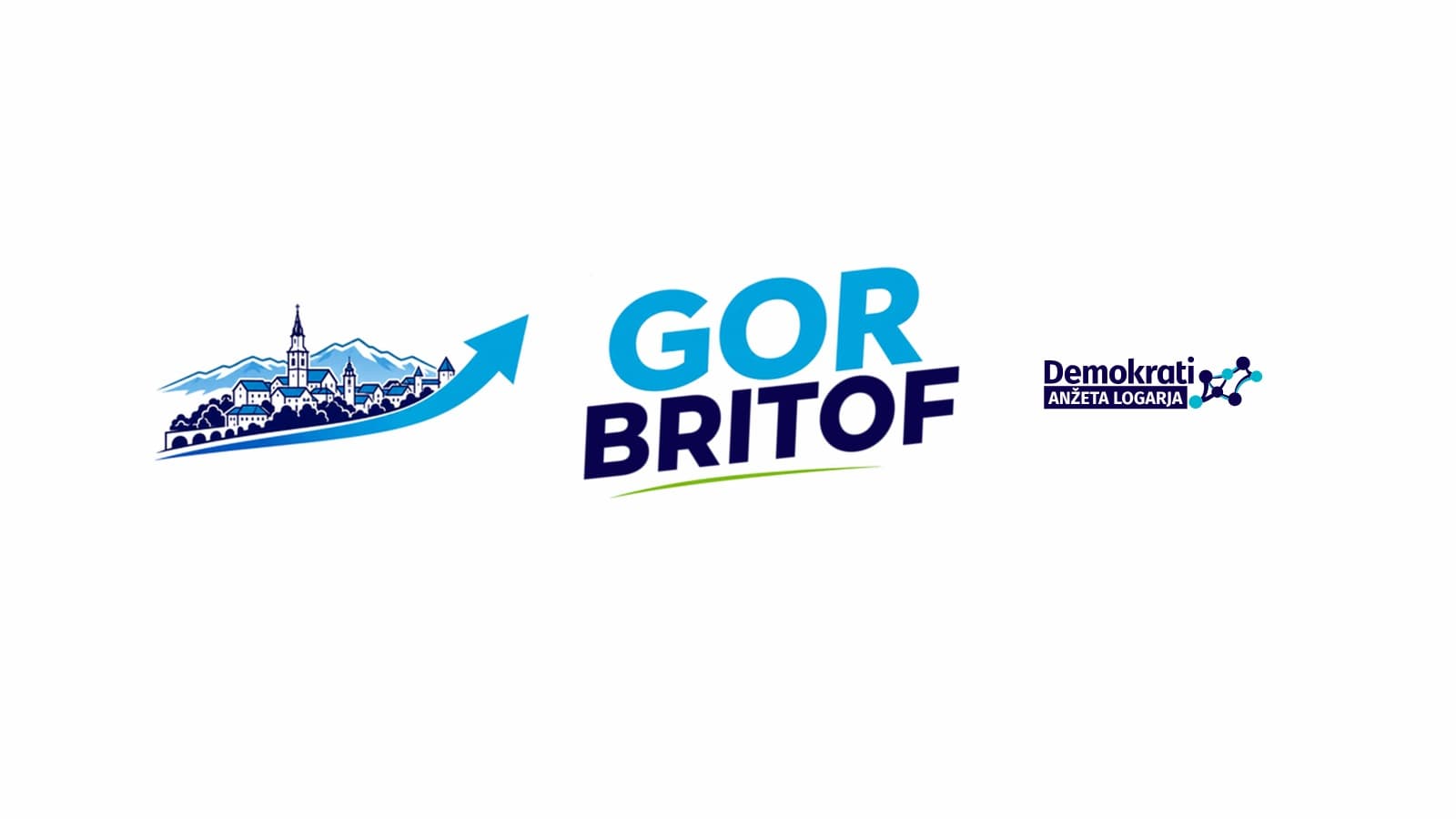 GOR Britof – Demokrati Anžeta Logarja (vodoravni logotip)