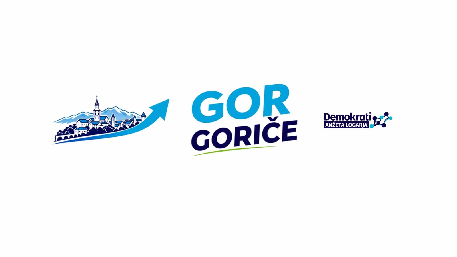 GOR Goriče – Demokrati Anžeta Logarja (vodoravni logotip)
