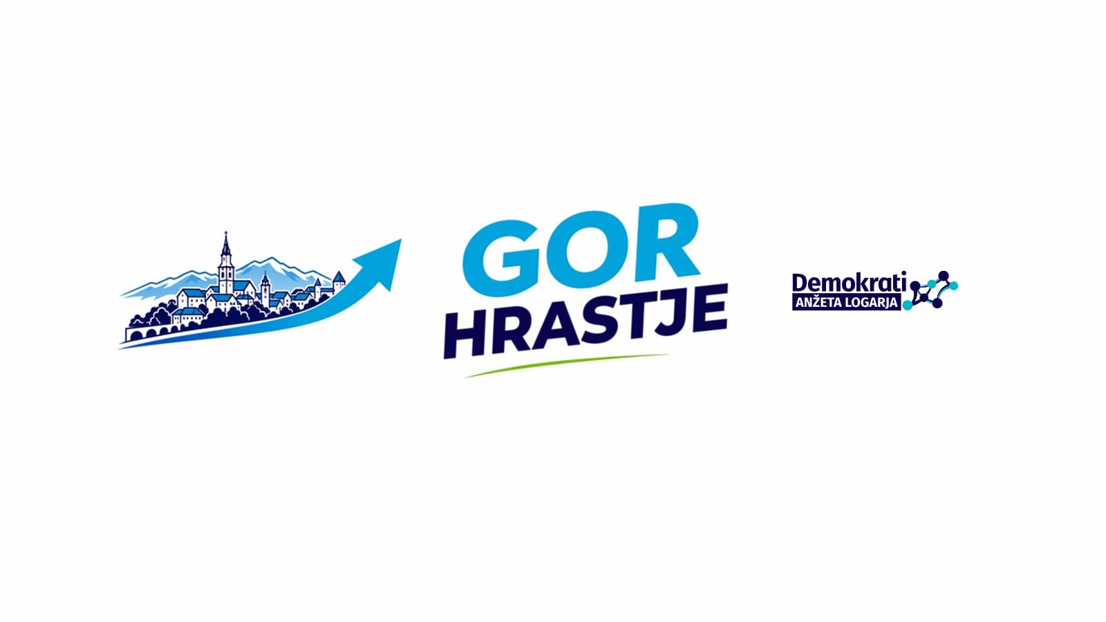 GOR Hrastje – Demokrati Anžeta Logarja (vodoravni logotip)