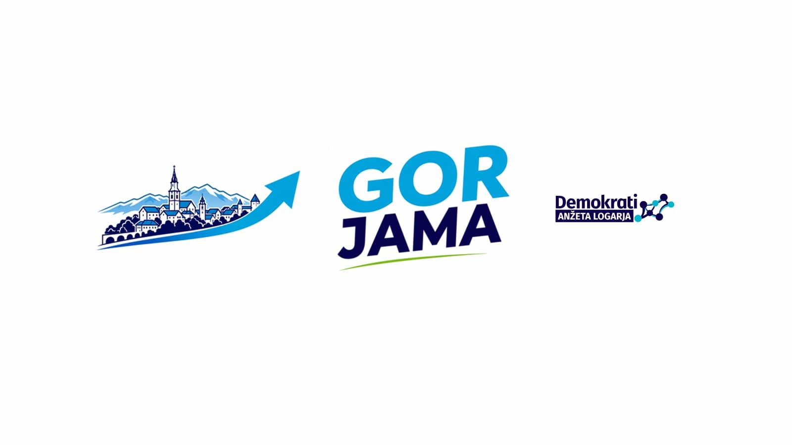 GOR Jama – Demokrati Anžeta Logarja (vodoravni logotip)