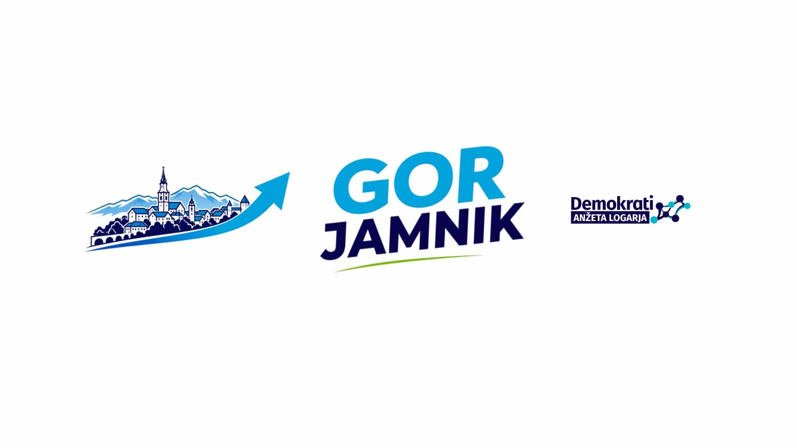 GOR Jamnik – Demokrati Anžeta Logarja (vodoravni logotip)