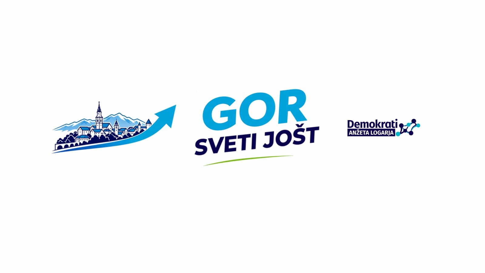 GOR Sveti Jošt – Demokrati Anžeta Logarja (vodoravni logotip)