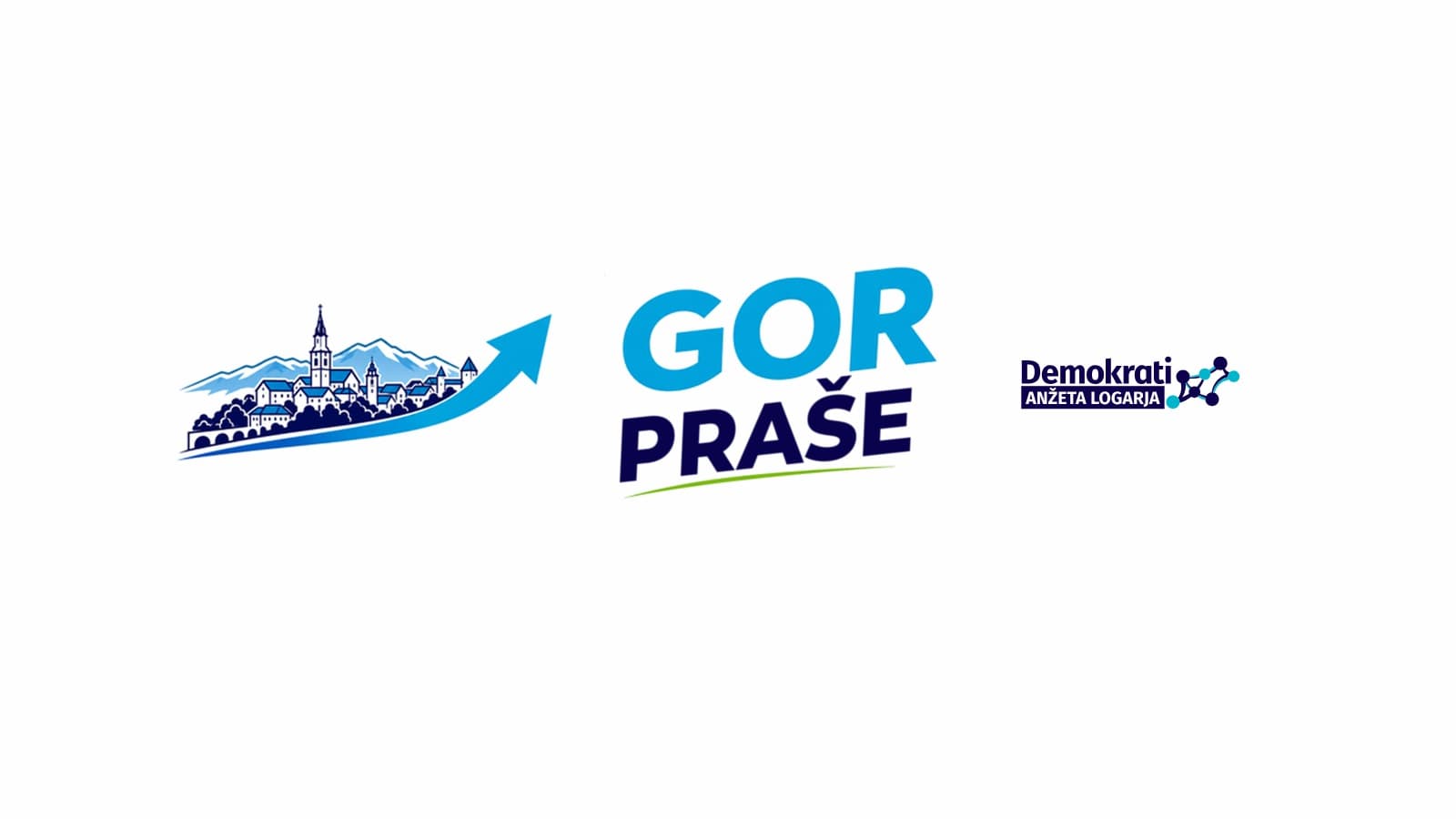 GOR Praše – Demokrati Anžeta Logarja (vodoravni logotip)