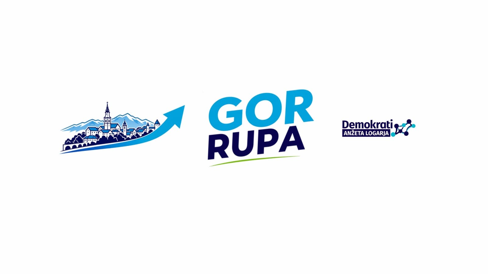 GOR Rupa – Demokrati Anžeta Logarja (vodoravni logotip)