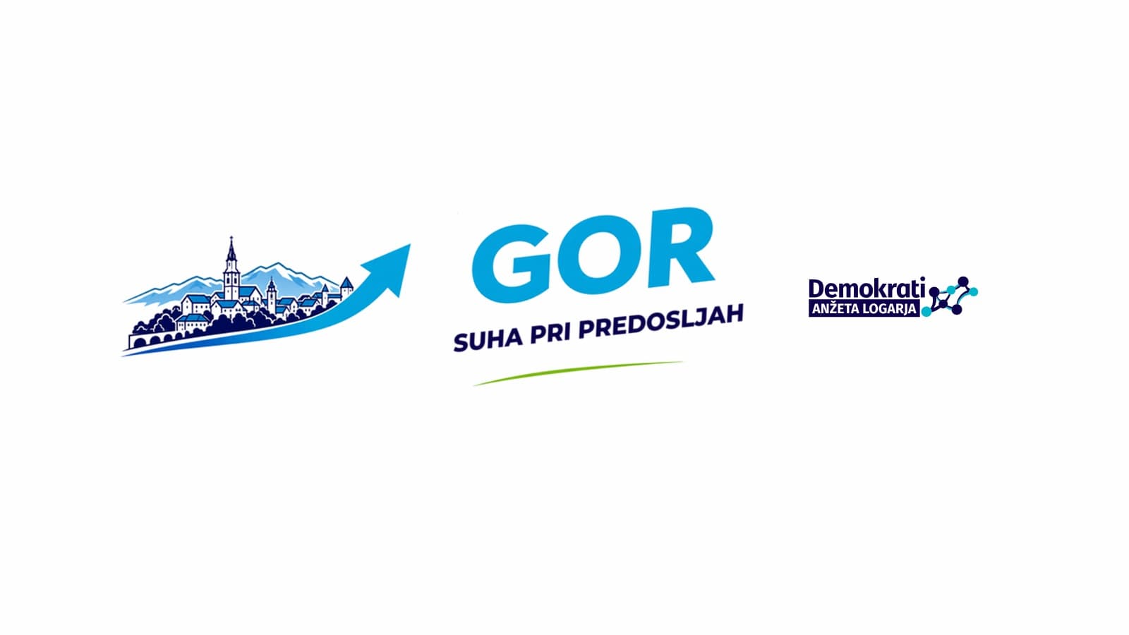 GOR Suha pri Predosljah – Demokrati Anžeta Logarja (vodoravni logotip)