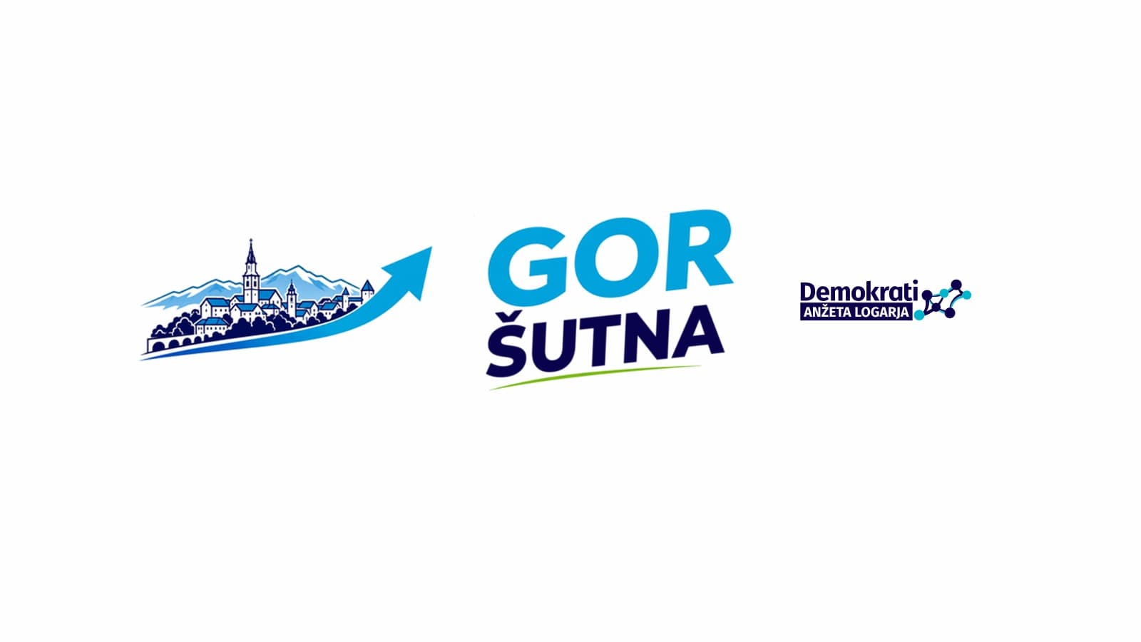 GOR Šutna – Demokrati Anžeta Logarja (vodoravni logotip)